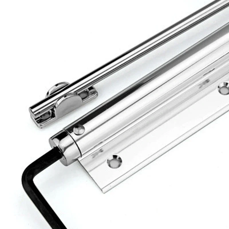 1pcs Adjustable Door Closer Single Spring Strength Surface Mounted Mini Automatic Closing Fire Rated Door Hardware 180*165*53mm