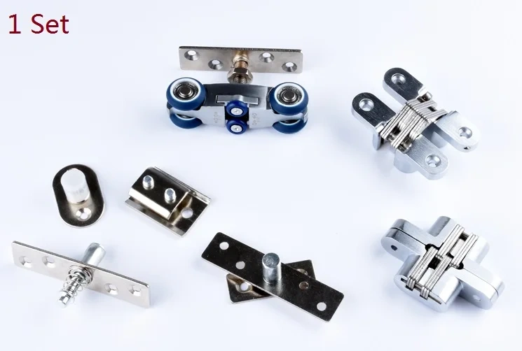 funssor Folding Sliding Wooden Door Roller Rollers Bifold