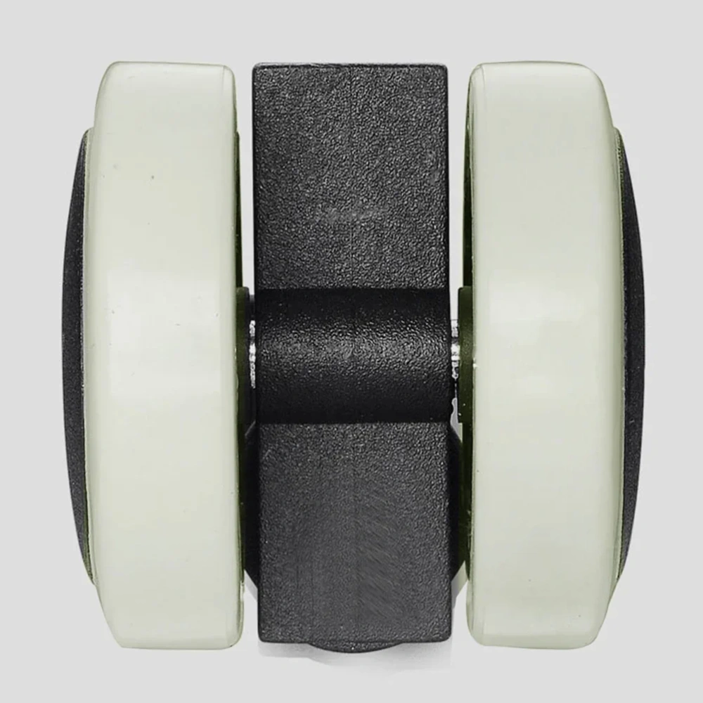 4Pcs Caster Set Small Pulley Wheels Rubbish Bin Mini Rollers for Planters Swivel PU edge wrapping silent furniture casters