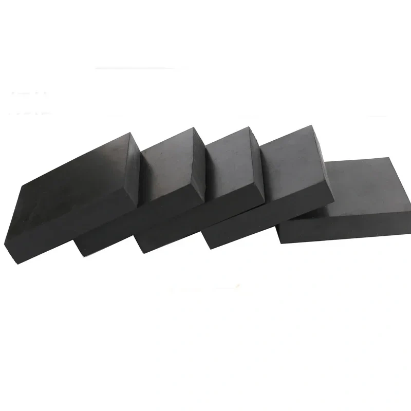 1pcs Black Rubber Sheets Damping Gasket Pad 50x50mm 100x100mm  Thick 10mm 15mm 20mm
