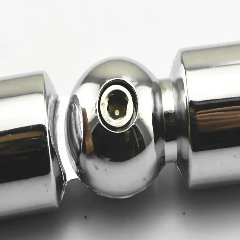 2Pc Stainless Steel Pipe Fitting 19/25 mm Shower Room Parts Rod Head Glass Bracket Fixing Hose Clamp Connection Universal Joint
