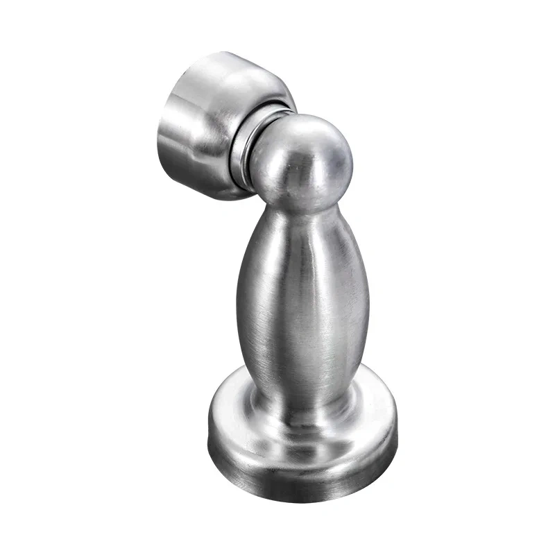 New Stainless Steel Wind-Proof Magnetic Door Stopper Sticker Toilet Glass Hidden Door Holders Catch Floor Doorstop Door Hardware