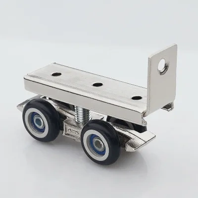 2pcs Sliding Door Roller Bear 30KG Home Room Wardrobe Wood Door Hanging Wheels For Furniture Hardware Wheel