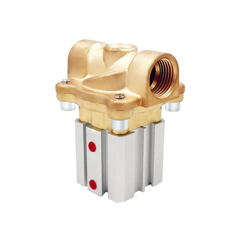 Brass Vacuum/Fluid Pneumatic  Cylinder Control Valve PTFE Compressor Air  Water oil gas Solenoid Valve 2Q160-DN15 20 25 35 40 50