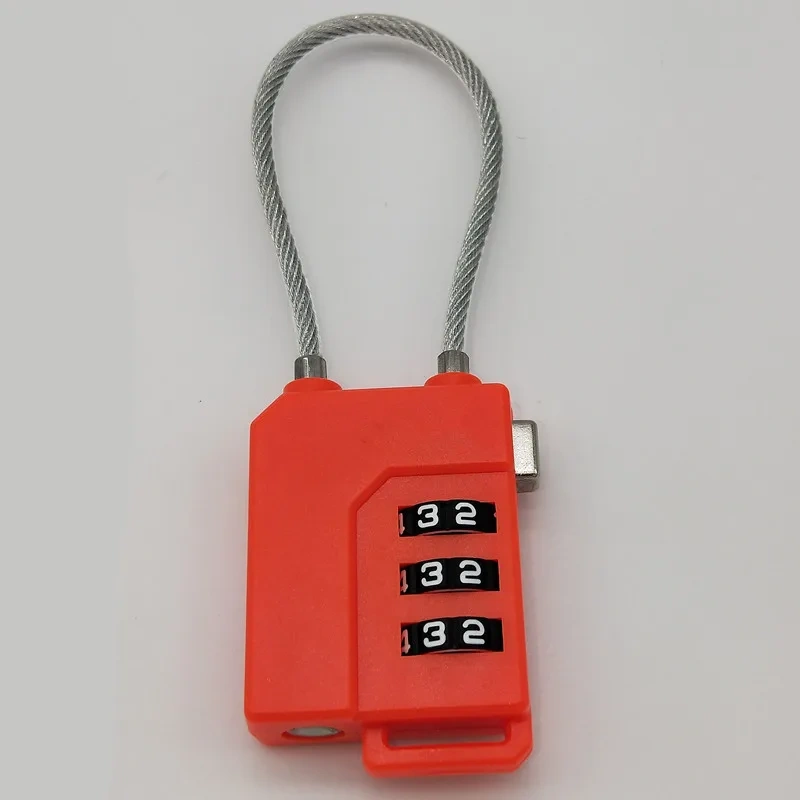 Padlock Travel Smart Combination Locks 3 Digit Password Resettable Security Lock Code for Suitcase Luggage Bag Suit Hardware