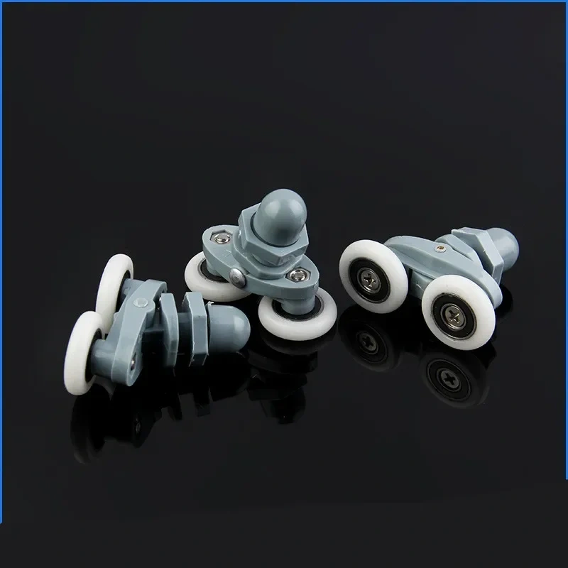 4pcs-8pcs/set 23mm 25mm Sliding Shower Cabin Accessories Glass Door Bearing Roller Pulley Double Runner Swaying Hardware