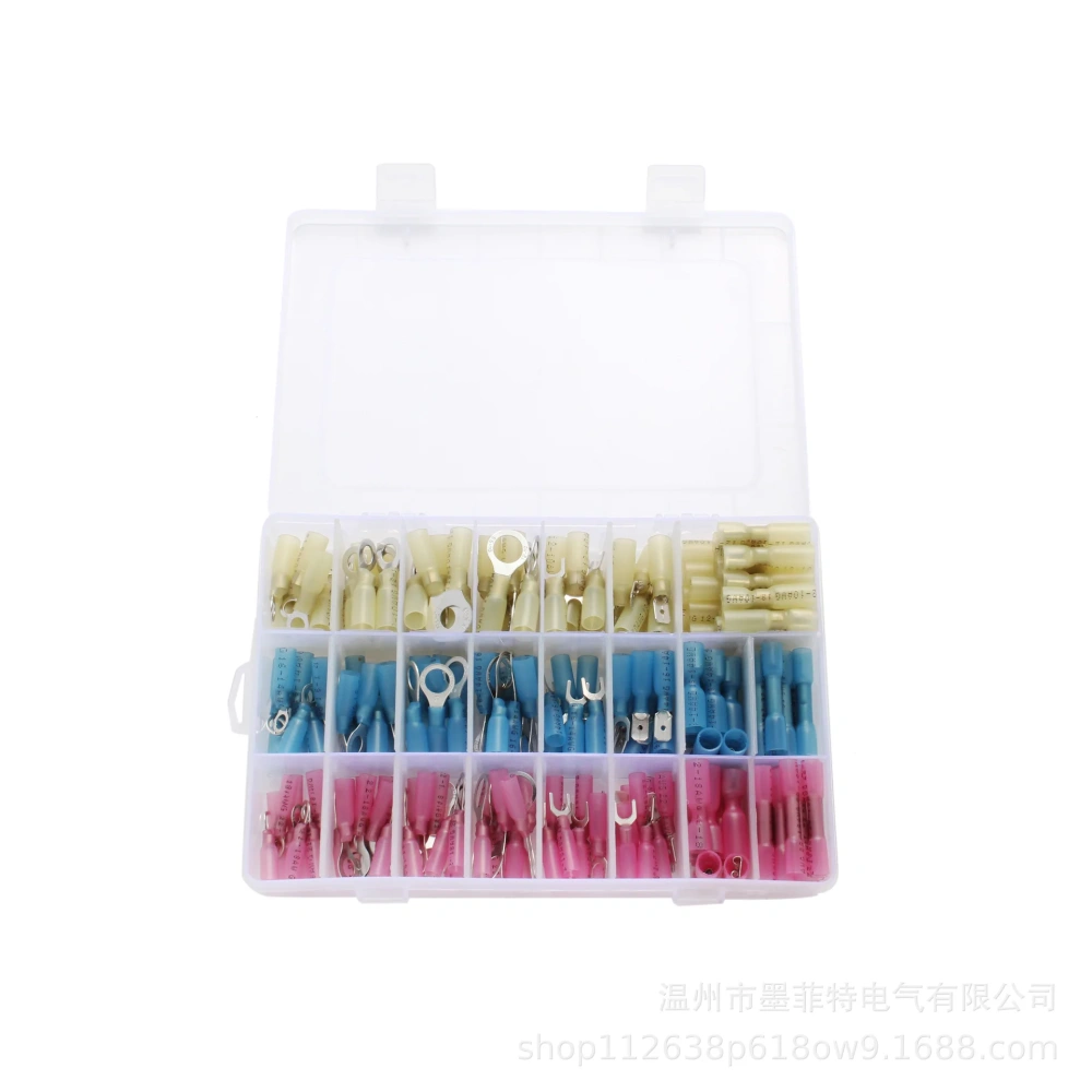 250pcs box heat shrinkable terminal combination waterproof heat shrinkable box terminal