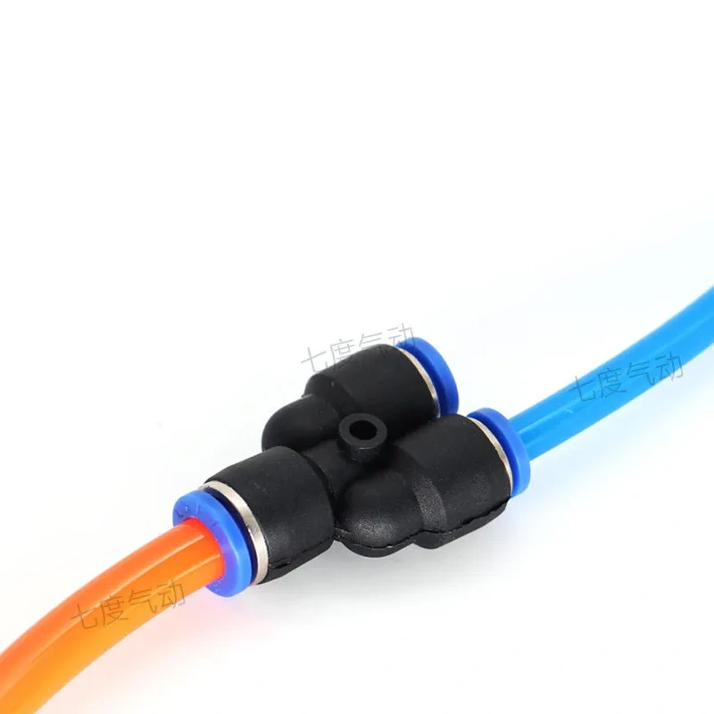 3 Way Port Y Shape Air Pneumatic 12mm 8mm 10mm 6mm 4mm OD Hose Tube Push in Gas Plastic Pipe Fitting Connectors Quick Fittings