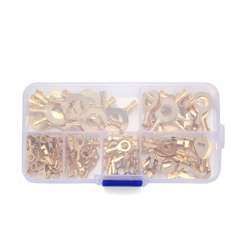 150pcs boxed annular cold-pressed terminal gold connection terminal kit 150pcs terminal combination