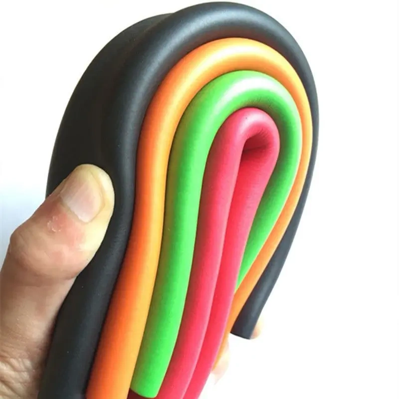 1 meter colorful flame retardant NBR smooth sponge tube rubber foam tube sponge sleeve fitness mechanical equipment handlebar