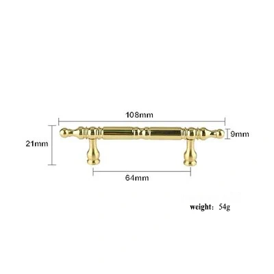 Satin Brass Door Handles and Knobs Antique Drawer Pulls Vintage Kitchen Cabinet Handles Cupboard Pull Hardware