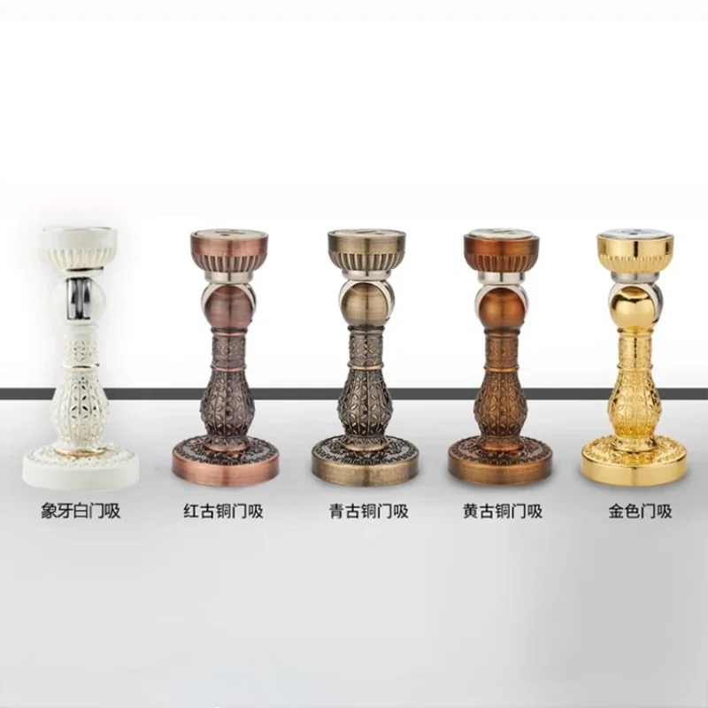 Retro Design Zinc Alloy Magnetic Door Stop Stopper Holder Catch Floor Door damper door stopper