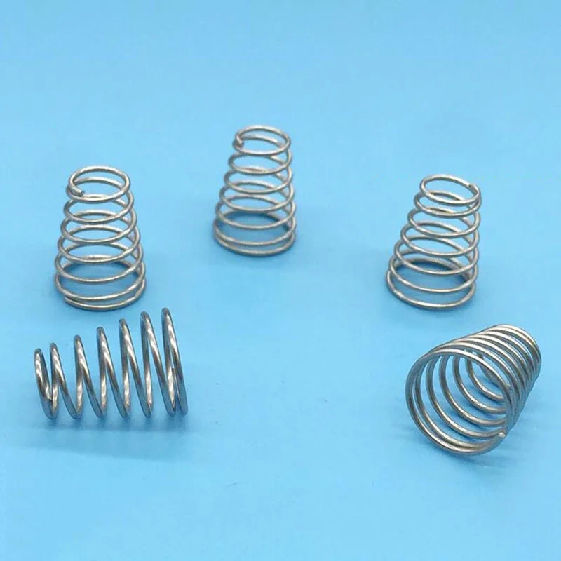 Pagoda spring conical compression springs wire D0.8mm OD 8mm * 12mm height 15mm X20