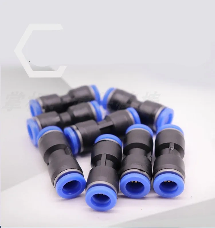 5pcs PU 4 6 8 10 12 14 MM  Straight Push in Fitting Pneumatic Push to Connect Air Quick Fitting Plug Socket