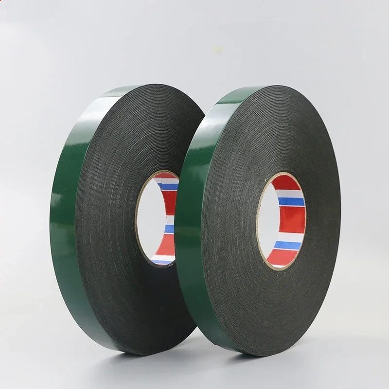 10m Double Sided Tape Strong Adhesive Black Foam Tape for Cell Phone Repair Gasket Screen PCB Dust Proof (1mm Thick)