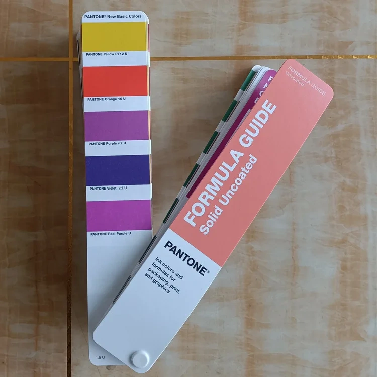 2022 New Legal Version of PANTONE International Standard card Uncoated Matte Offset Paper U Color Card 2390 Colors GP1601B-U