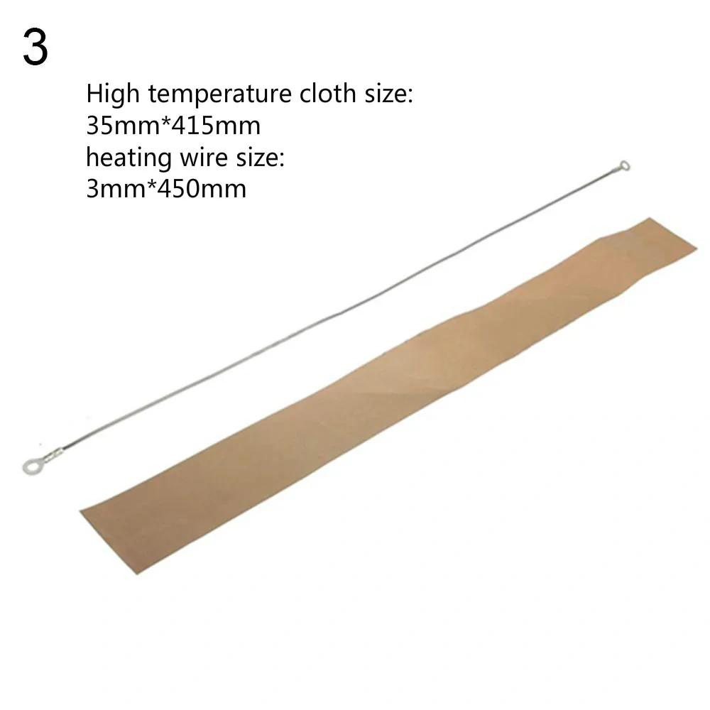 5pcs 200/300/400mm Impulse Sealer Heat Wire Element Strip Sealing Machine Heating wire sealing tape resistance wire