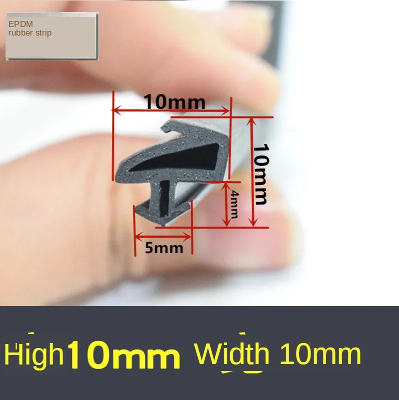 5M EPDM Seal Door and Window Rubber Strip Window Waterproof Article Sound Deadening Strip