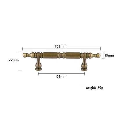 Satin Brass Door Handles and Knobs Antique Drawer Pulls Vintage Kitchen Cabinet Handles Cupboard Pull Hardware