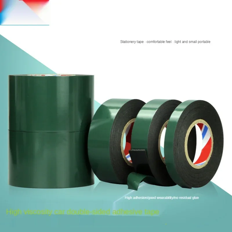 10m Double Sided Tape Strong Adhesive Black Foam Tape for Cell Phone Repair Gasket Screen PCB Dust Proof (1mm Thick)