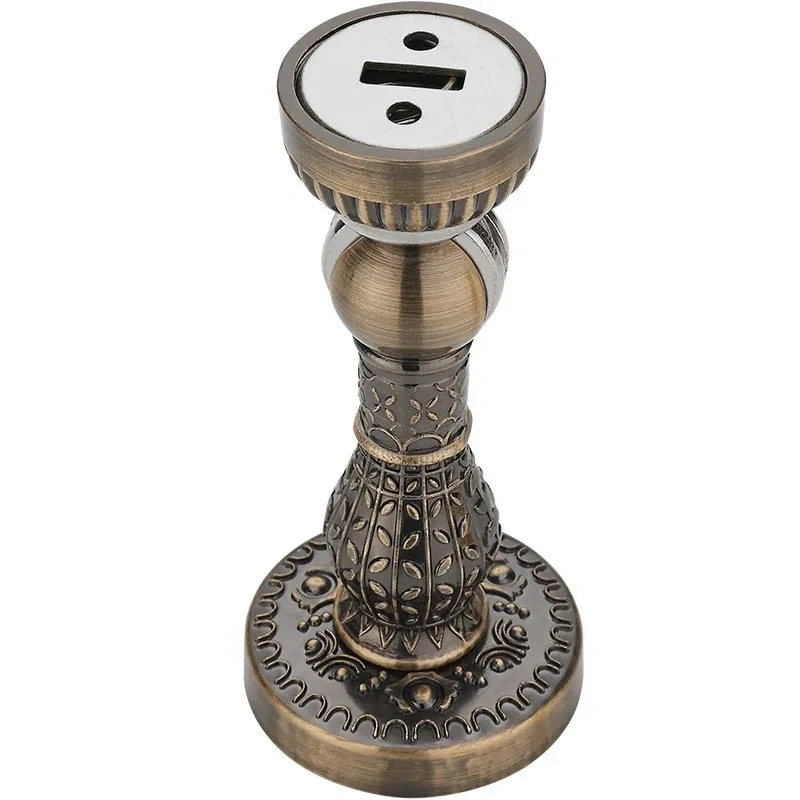 Retro Design Zinc Alloy Magnetic Door Stop Stopper Holder Catch Floor Door damper door stopper