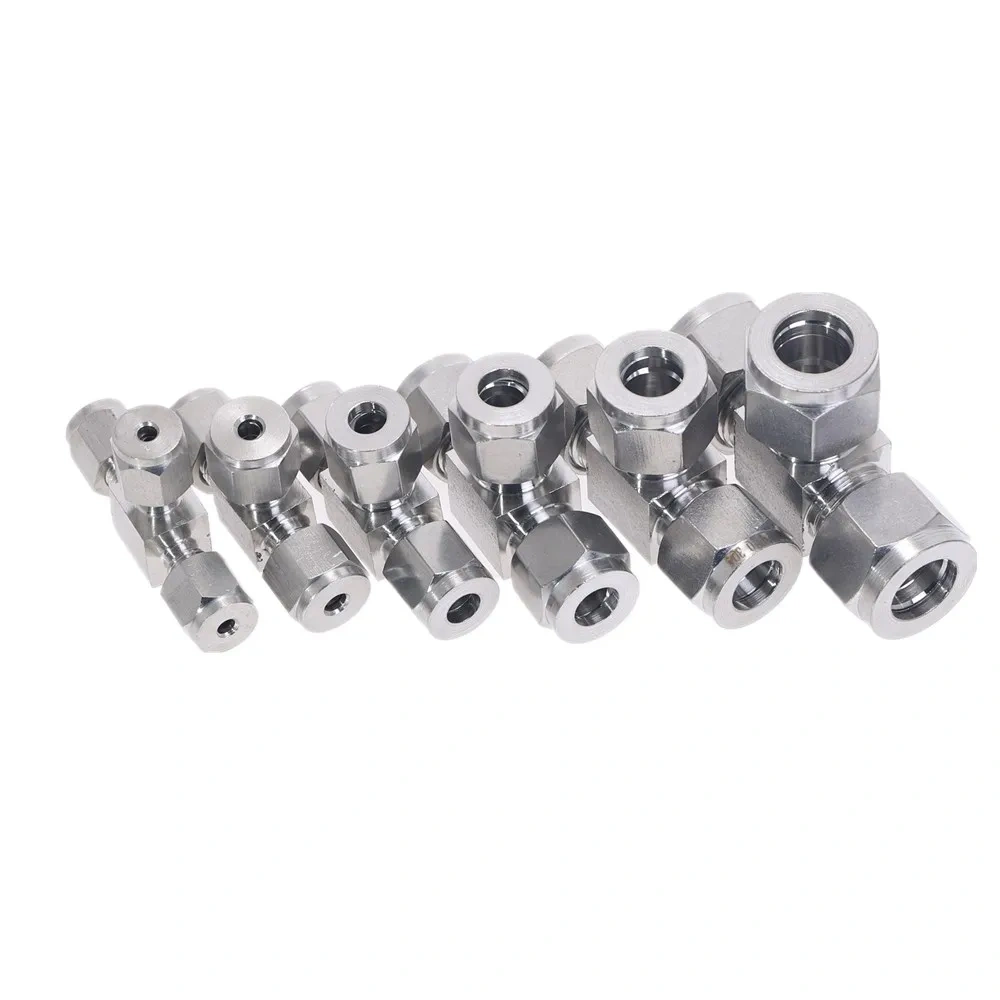304 stainless steel Card sleeve joint regular tee equal diameter T tee instrument pipe valve connection