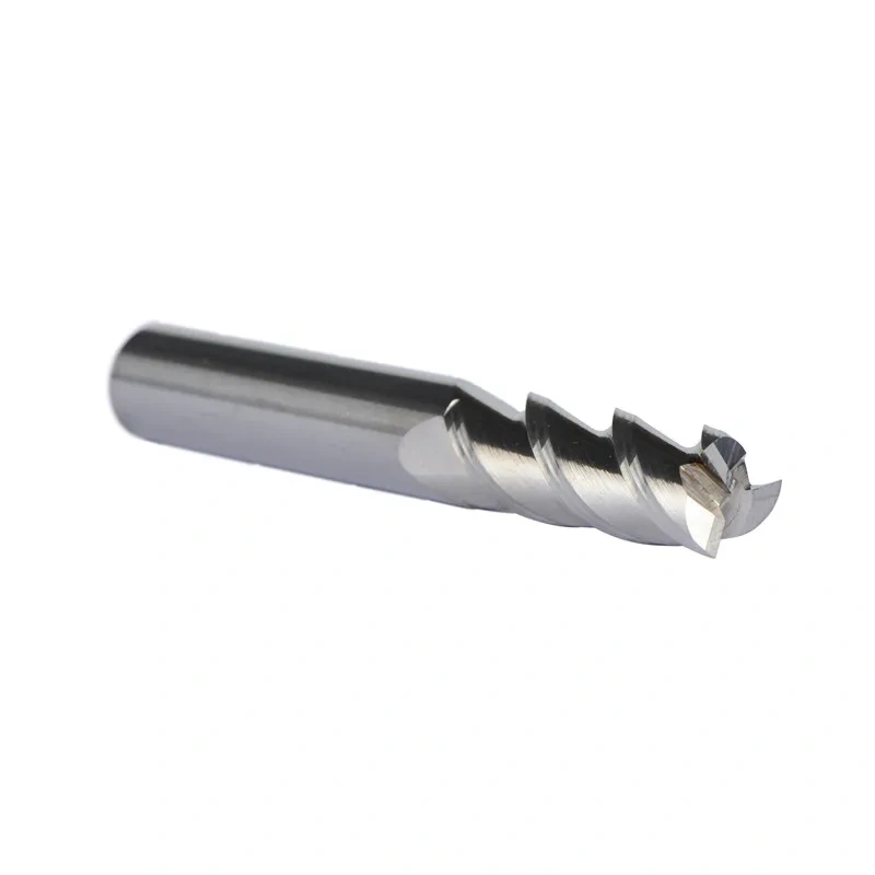 Tungsten Steel End Mills 3 Flute Diameter 4~12mm Flattened Head High Quality HRC45 CNC Milling Carbide End mills milling cutter
