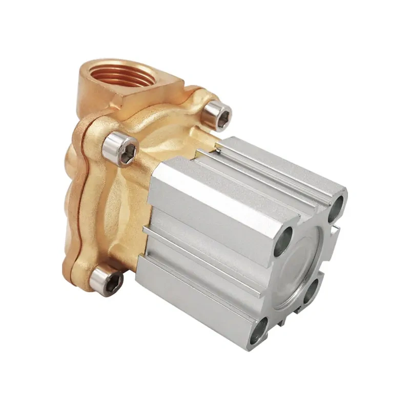 Brass Vacuum/Fluid Pneumatic  Cylinder Control Valve PTFE Compressor Air  Water oil gas Solenoid Valve 2Q160-DN15 20 25 35 40 50