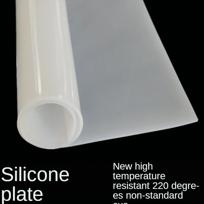 Translucent Silicone Rubber Sheet 1000x1000mmX1.5mm Milky White Silicone Rubber sheet