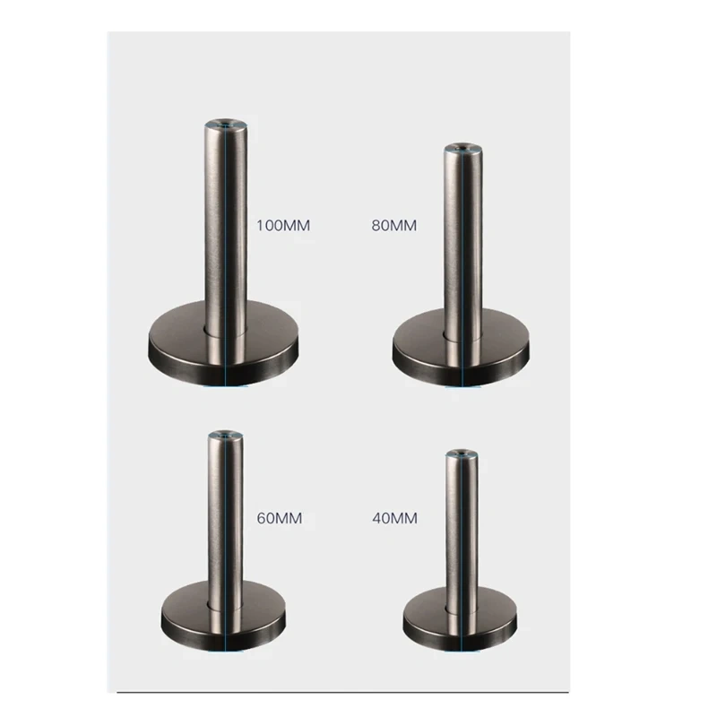 304 Stainless Steel Glass Clamps Adjustable Glass Holder for Staircase Handrail Glass-to-Ground Fixed Bracket 65x43x26