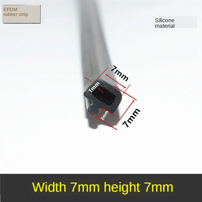 5M EPDM Seal Door and Window Rubber Strip Window Waterproof Article Sound Deadening Strip