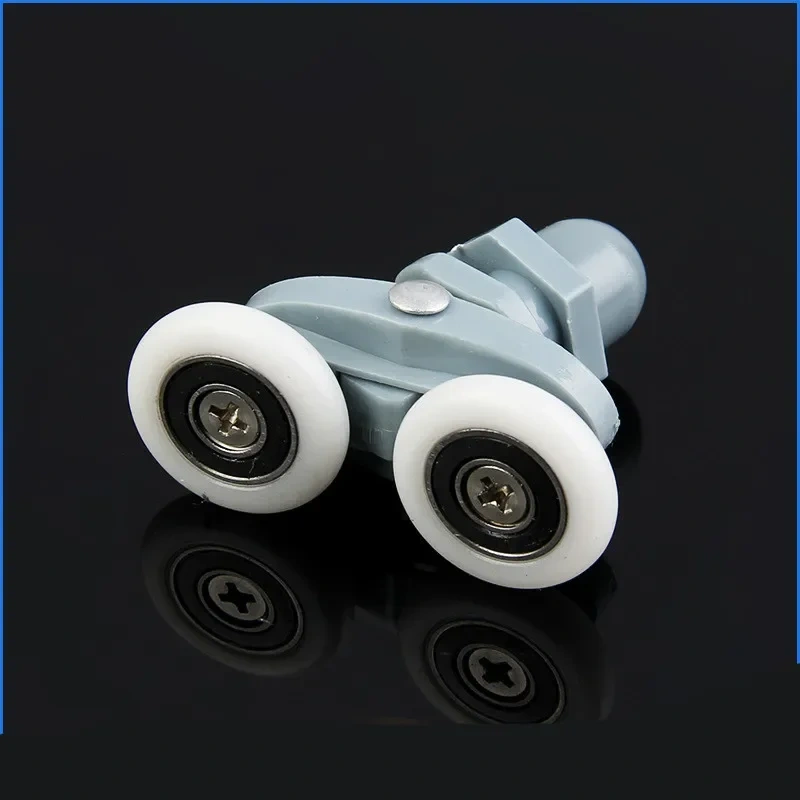4pcs-8pcs/set 23mm 25mm Sliding Shower Cabin Accessories Glass Door Bearing Roller Pulley Double Runner Swaying Hardware