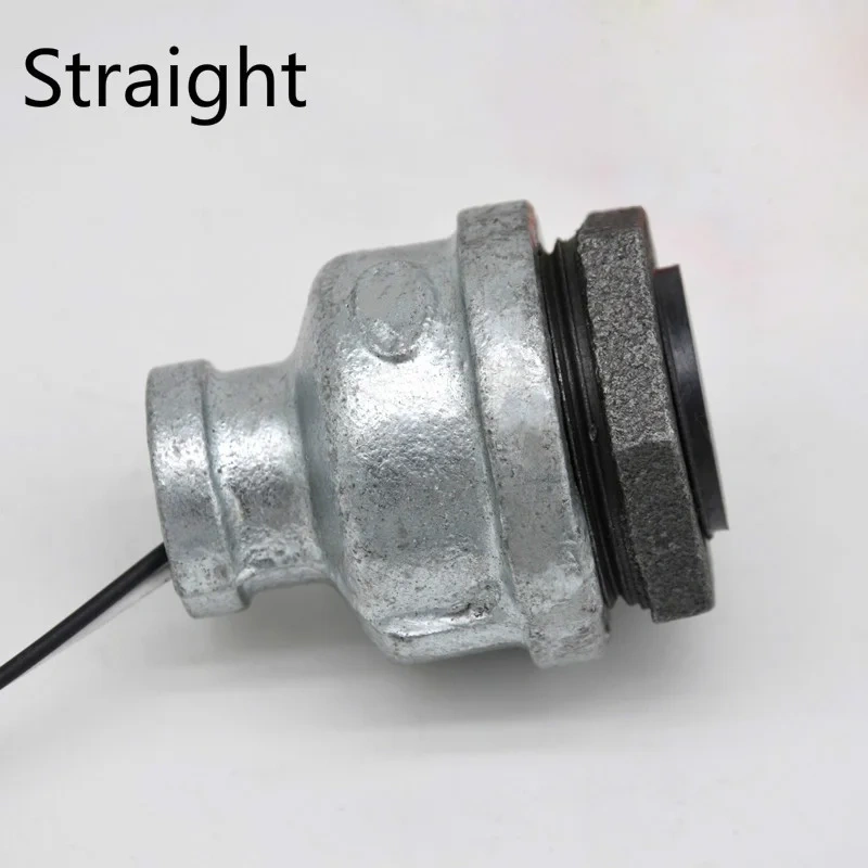 Plastic Galvanized Lamp Holder Screw Light Bulb Socket DN15 DN20 DN25 Creative Retro Industrial LOFT Water Pipe  Fittings