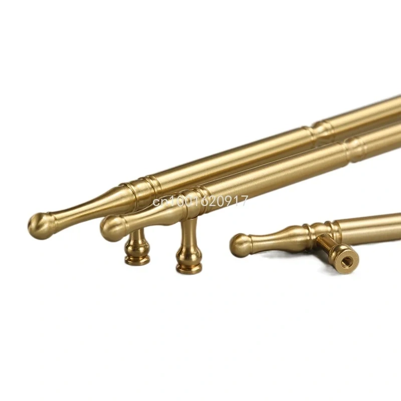 Satin Brass Door Handles and Knobs Antique Drawer Pulls Vintage Kitchen Cabinet Handles Cupboard Pull Hardware