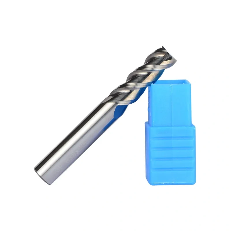 5PCS Tungsten Steel End Mills 3-Flute Diameter 4~12mm Flattened Head High Quality HRC45 CNC Milling Cutters for Aluminum cutter