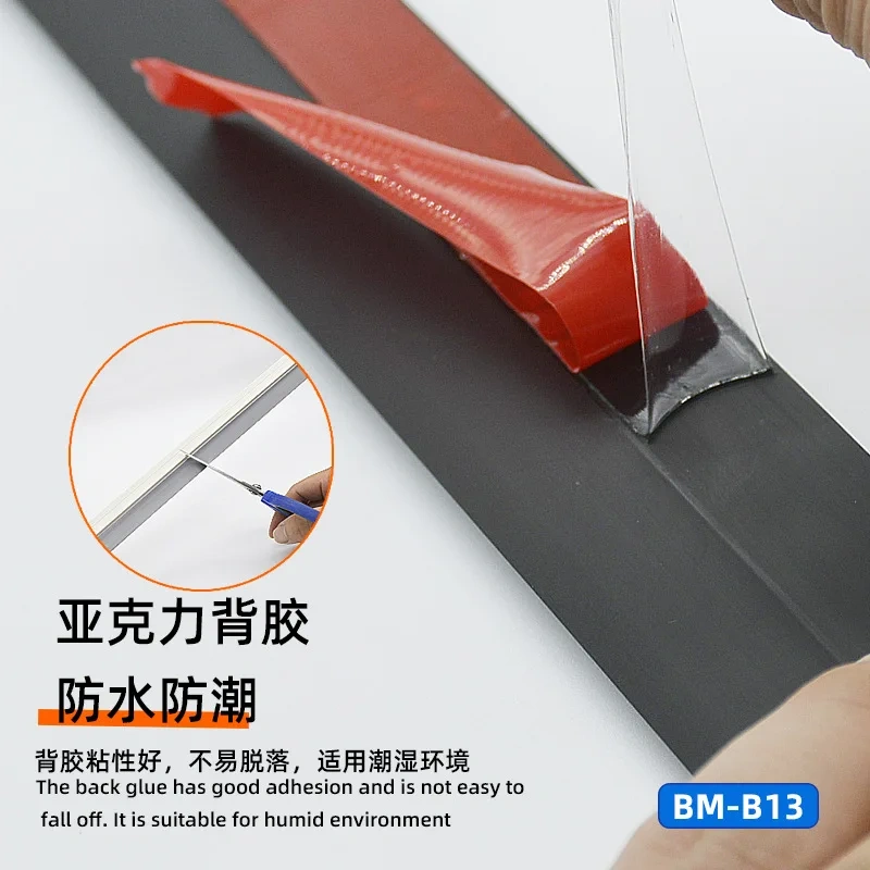 1m Door Seam Sealing Strip Door Sound Insulation Strip Door Bottom  Hotel Door Dust Sound Insulation Insect Repellent Seal Strip