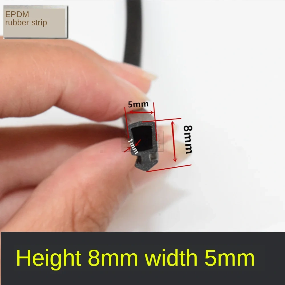 5M EPDM Seal Door and Window Rubber Strip Window Waterproof Article Sound Deadening Strip