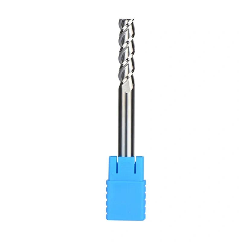 5PCS Tungsten Steel End Mills 3-Flute Diameter 4~12mm Flattened Head High Quality HRC45 CNC Milling Cutters for Aluminum cutter