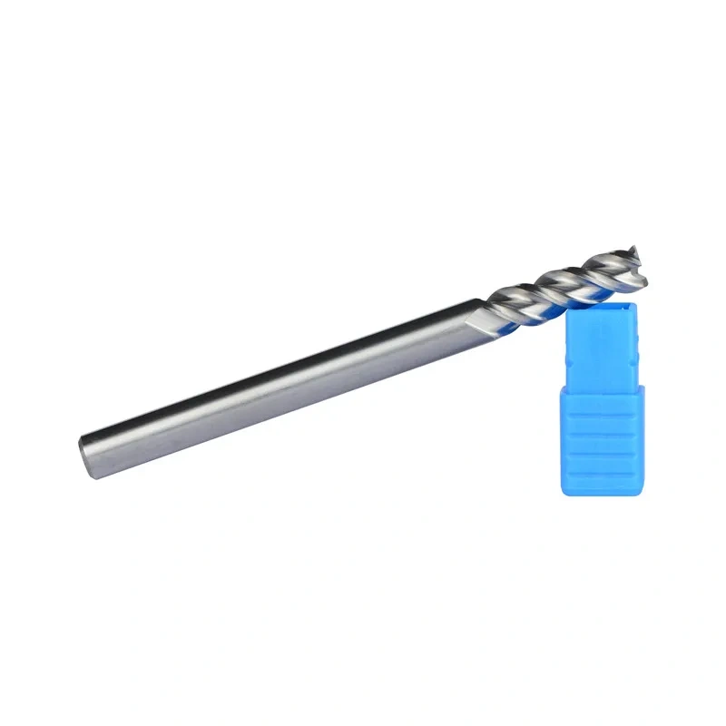 Tungsten Steel End Mills 3 Flute Diameter 4~12mm Flattened Head High Quality HRC45 CNC Milling Carbide End mills milling cutter