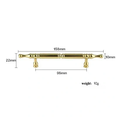 Satin Brass Door Handles and Knobs Antique Drawer Pulls Vintage Kitchen Cabinet Handles Cupboard Pull Hardware