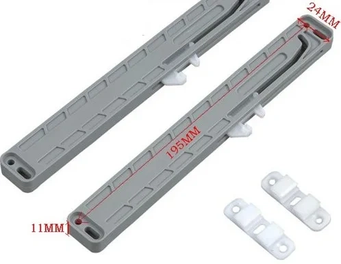 2set/lot Sliding Door Damper Buffer For Wardrobe Closet Cabinet Cupboard