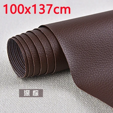 Large Size 100x137cm Self Adhesive PU Leather Fabric Patch Sofa Repair Patches Stick-on PU Leather Fabrics Stickers Scrapbook