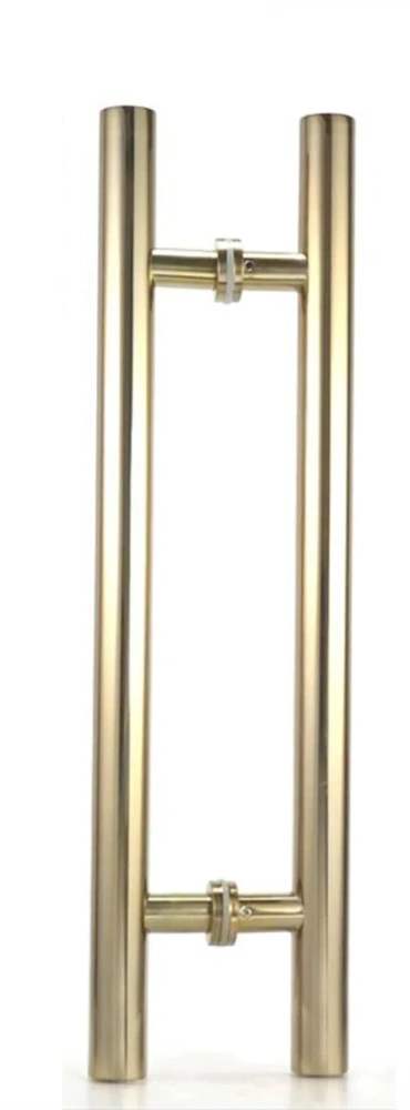 Stainless steel glass door handle diameter 38mm Brushed Polishing bathroom shower/wooden door handles Armrest Glass hardware