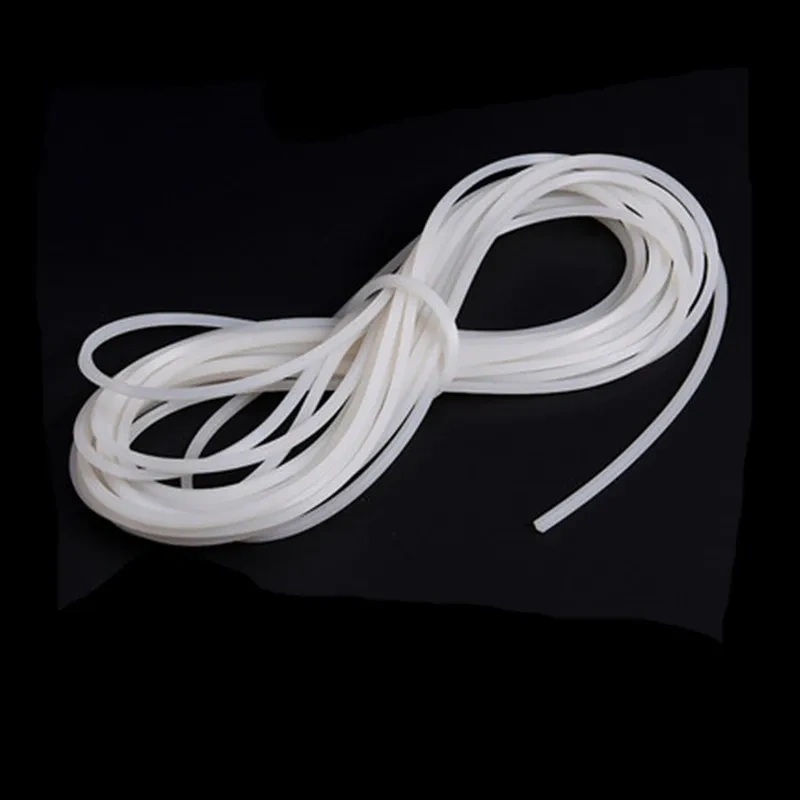 1meter 5mm x 5mm/10mm/15mm/20mm/30mm High Temperature Resistant Solid Silicone Rubber Sealing Strip Weatherstrip