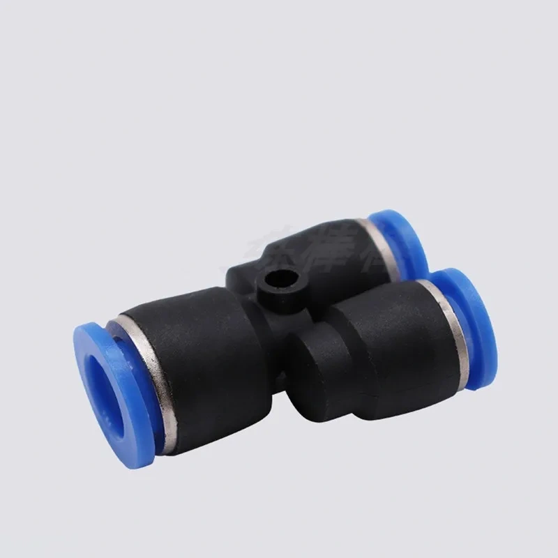 3 Way Port Y Shape Air Pneumatic 12mm 8mm 10mm 6mm 4mm OD Hose Tube Push in Gas Plastic Pipe Fitting Connectors Quick Fittings