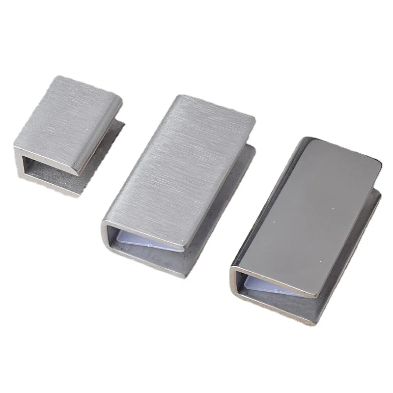 1PCS 304 Stainless Steel Clamps Clips Support Brackets 8-12 Mm Glass Clamp Hardware  Glass Holder  Cabinet Clips