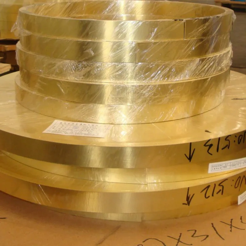 Thickness 0.1mm width 20-100mm 1Meter/ROLL Thin Brass Strip  Brass Sheet gold film Brass Foil Brass plate H62