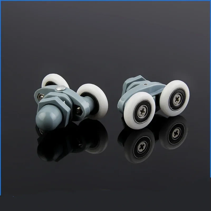 4pcs-8pcs/set 23mm 25mm Sliding Shower Cabin Accessories Glass Door Bearing Roller Pulley Double Runner Swaying Hardware