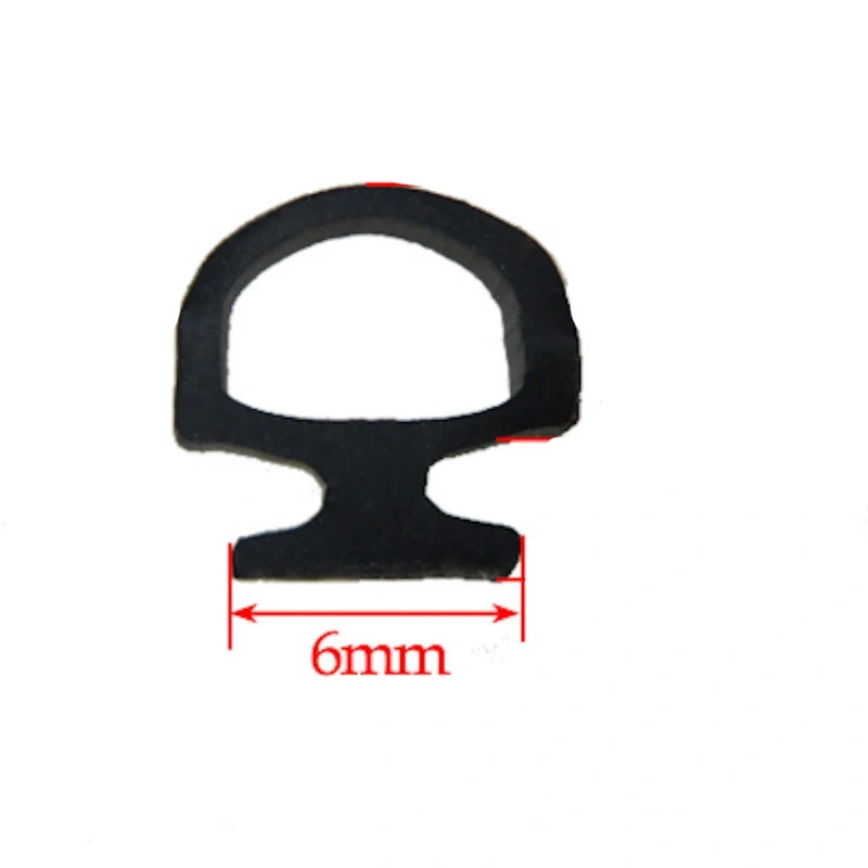 Aluminium Door Window EPDM Rubber Sealing Strip Sliding Screen Sash Seals Gasket 5/6/7mm10m Black