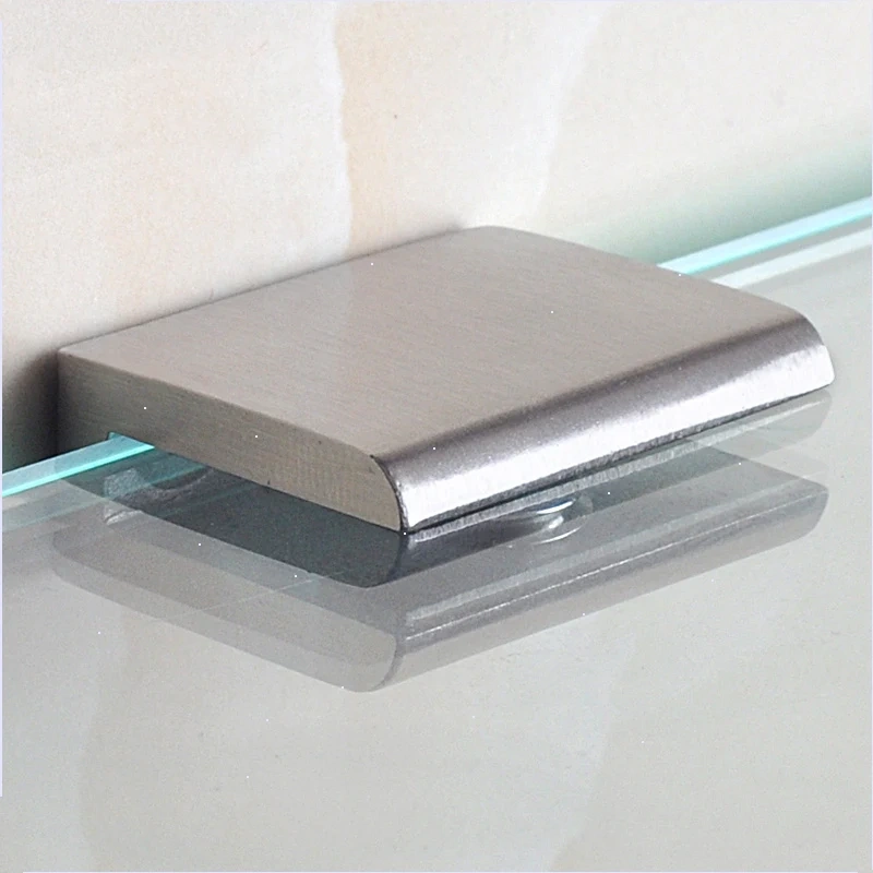 1PCS 304 Stainless Steel Clamps Clips Support Brackets 8-12 Mm Glass Clamp Hardware  Glass Holder  Cabinet Clips